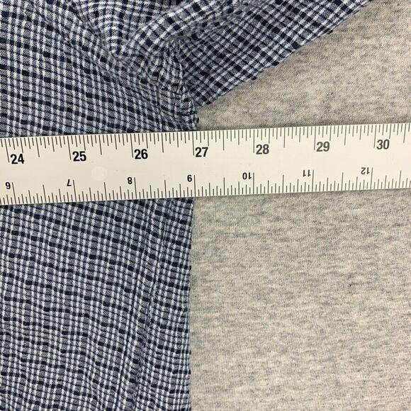 Orvis Shirt Mens Extra Large Blue Button Up Plaid Long Sleeve Outdoor Collared - Picture 7 of 9